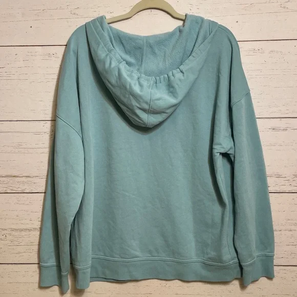 Universal Thread Aqua Blue Beach-Style Hoodie Sweatshirt, size XL, NWT - Picture 5 of 13